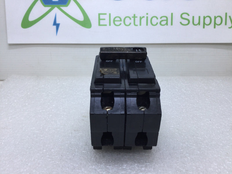 GE THQB2115 15 Amp 2 Pole 240V Breaker