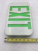 Lithonia Lighting Green EXG LED M6 LED Exit Sign Top, End or Back Mount