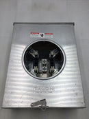 Siemens/Talon UAT437-XGF 200 Amp Continuous Duty Ringless Type Meter Socket 600V 1 Phase 3 Wire 4 Jaw