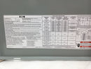 Eaton BRP12L125R 125 Amp 12 Space 1 PH 3W 120/240V Outdoor Main Lug Load Center