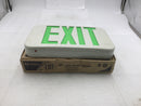 Lithonia Lighting Green EXG LED M6 LED Exit Sign Top, End or Back Mount