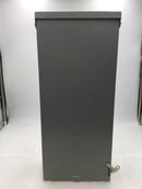 GE THQMV200NRE 200 Amp 120/240V Outdoor Circuit Breaker Enclosure 9" X 21 1/2"