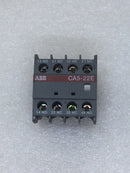ABB CA5-22E Auxiliary Contact Block 16 Amp 230-690 VAC 4-Pole 2NO/2NC Top Mount