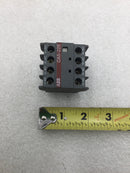 ABB CA5-22E Auxiliary Contact Block 16 Amp 230-690 VAC 4-Pole 2NO/2NC Top Mount
