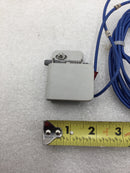 Surface Mount Electric Cabinet Door Switch 120 VAC with 6' Wire Leads