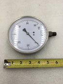 Weksler GP2-15-3 0-60 PSI Pressure Gauge 4 1/2" Face 1/4" NPT Water/Air Line