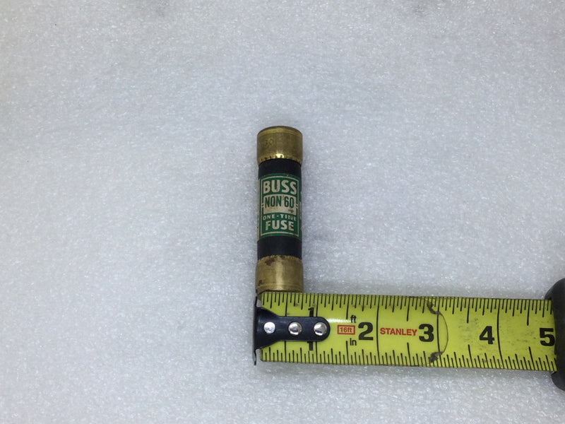 Bussmann NON-60 60 Amp 250V Class K5 One Time Fuse