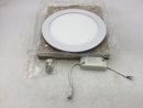 Pro Green PT018J1AZ-WH-18 Watt 8" Flat LED Panel Light Lamp 5000K 50/60Hz 85-265 VAC