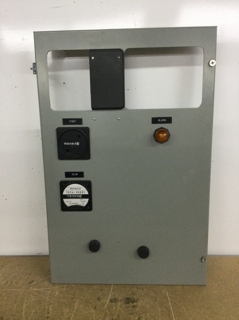 Westinghouse TA86183-5 MCC Main Load Data Center Cabinet 480VAC 3 Phase 14" X 23" with Door