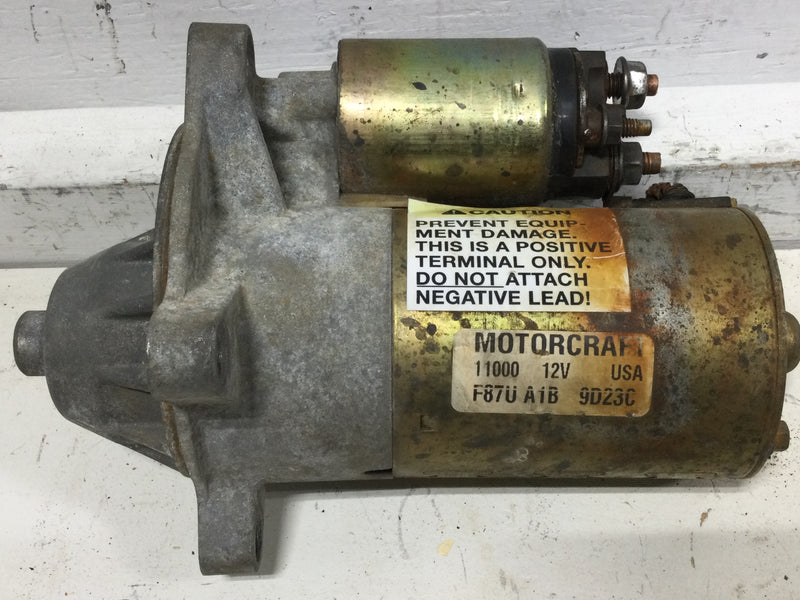Kohler 20RZ Generator -  Ford LRG-425I-6005-A Starter -  Mototcraft F87U