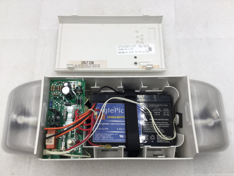 Lightolier E2136LT9W Battery Backup Emergency Lighting