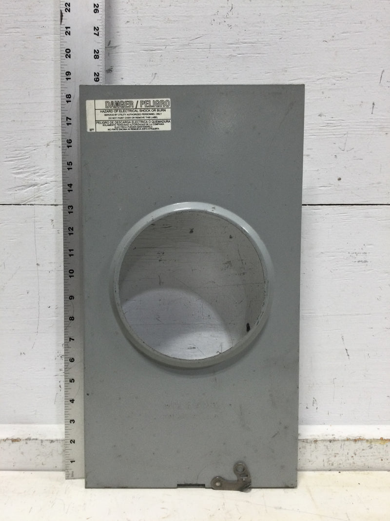Milbank Type 3R Enclosure 120/240V Meter Socket Cover Only 18 1/2" x 10"