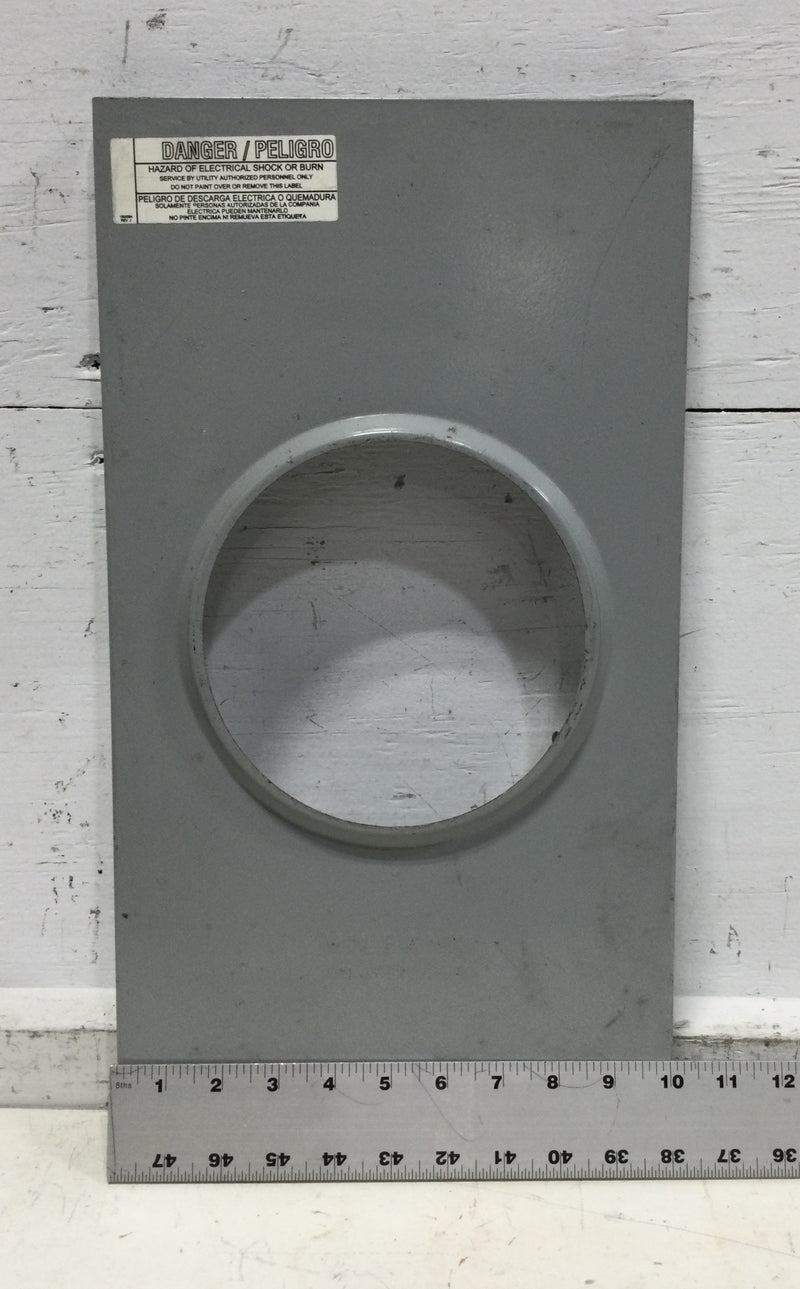 Milbank Type 3R Enclosure 120/240V Meter Socket Cover Only 18 1/2" x 10"