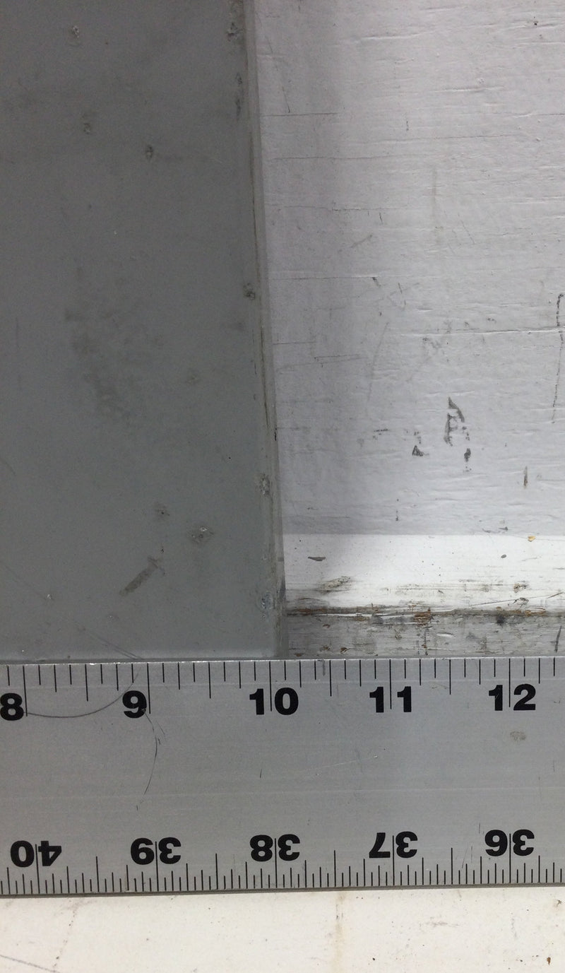 Milbank Type 3R Enclosure 120/240V Meter Socket Cover Only 18 1/2" x 10"