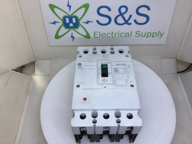 General Electric FBN36TE045R2 45 Amp 3 Pole 480V Circuit Breaker