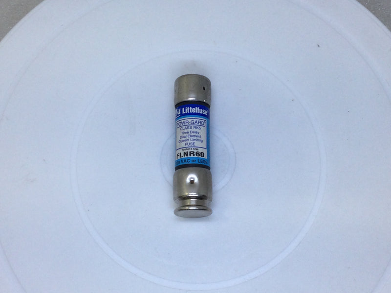 Littelfuse FLNR-60 60 Amp 250V Dual Element Class RK5 Fuse - Aluminum Cap