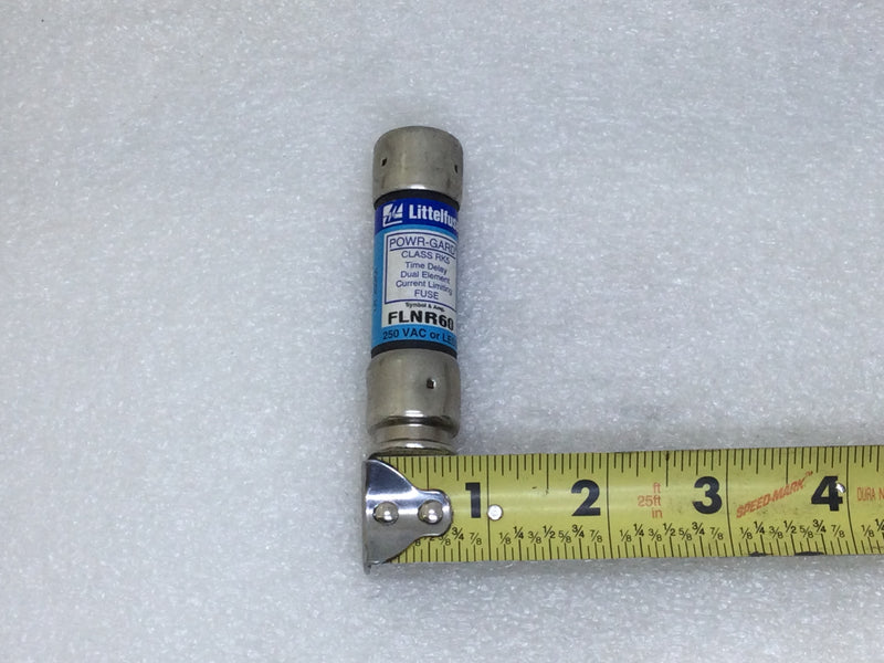 Littelfuse FLNR-60 60 Amp 250V Dual Element Class RK5 Fuse - Aluminum Cap