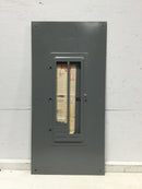 Square D QOC-42W 42 Space 120/240V Panel/Door Only 31 3/4" x 15 1/2"