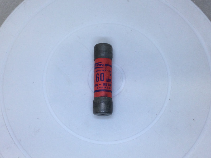 Leviton C-616 60 Amp 250V or Less One Time Fuse