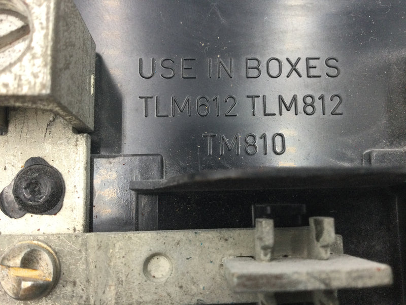 General Electric TLM612/812, TM810 4/8 Space Panel Guts Only 6" X 7"