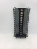 FPE L120-40 200 Amp 10 Space/20 Circuit 120/240 VAC MLO Panel Guts Only 7" X 14"