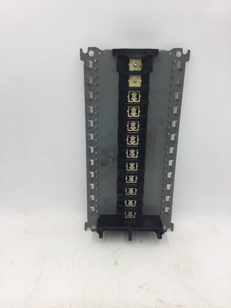 FPE Federal Pacific L120-40 200 Amp 10 space 20 circuit MLO Panel Guts Only 7" X 14"