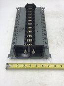 FPE L120-40 200 Amp 10 Space/20 Circuit 120/240 VAC MLO Panel Guts Only 7" X 14"