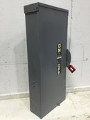 GE Heavy Duty Fused Safety Switch - 200 AMP 600 VAC MAx. HP 60 - Top Hinged Door