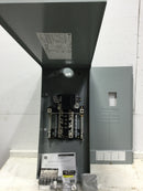 GE General Electric TM820RCUFL 200A 120/240VAC 8 Space/16 Circuits Outdoor Main Breaker Included Load Center