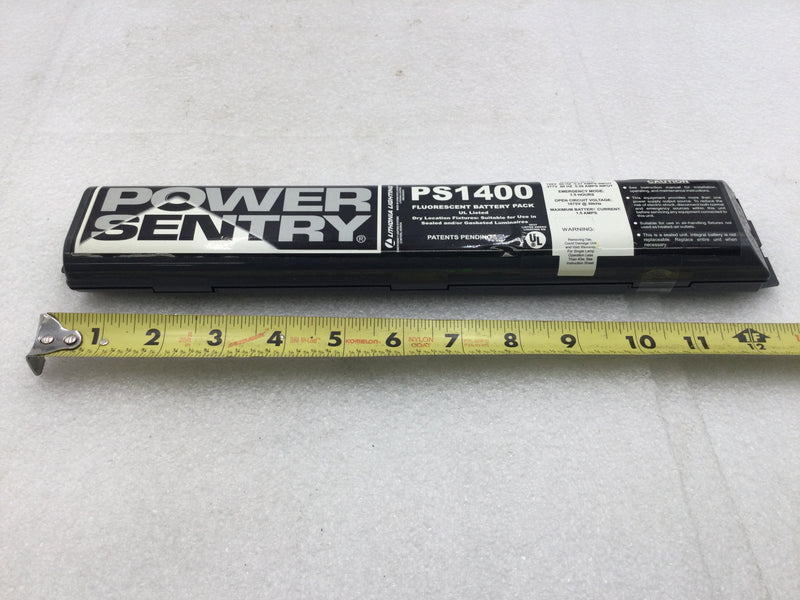 Lithonia Lighting PS1400QD Power Sentry Quick Disconnect Fluorescent Ballast/Battery Pack 120/277 VAC