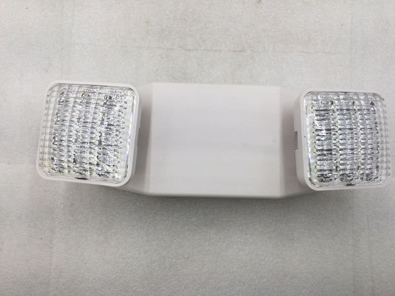 Hubbell Electric/Compass CU2SQ Series Square Head LED Emergency Light 120/277 VAC Input