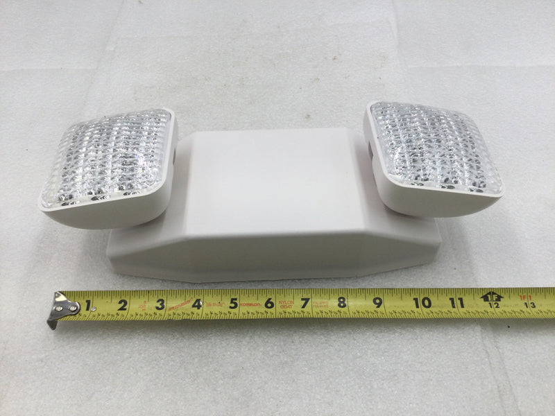 Hubbell Electric/Compass CU2SQ Series Square Head LED Emergency Light 120/277 VAC Input