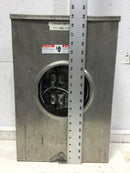 Talon 41407-025F 200A 1 - 3Ph 600VAC 7 Jaw Ringless Meter Enclosure Type HQ-7U Nema3R