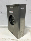 Talon 41407-025F 200A 1 - 3Ph 600VAC 7 Jaw Ringless Meter Enclosure Type HQ-7U Nema3R