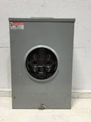 Milbank U9551-X-QG-HSP 5 Terminal Ringless Large Closing Plate Quadplex Ground Lever Bypass Stainless Steel Hasp