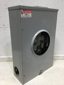 Milbank U9551-X-QG-HSP 5 Terminal Ringless Large Closing Plate Quadplex Ground Lever Bypass Stainless Steel Hasp