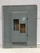 ITE Gould G1224MB1100 Indoor Load Center Cover/Door Only w/Main 100 Amp 120/240V 1 Phase 3 Wire 12/24 Space 19 1/8" x 15 1/2"
