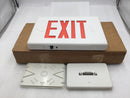 Lightolier LTNURW Universal Red LED Exit Light with Battery Backup 120/277 VAC