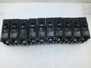 Lot of 10 - Siemens/ITE/Gould Q115 15 Amp 1 Pole 120/240V Type QP Breaker