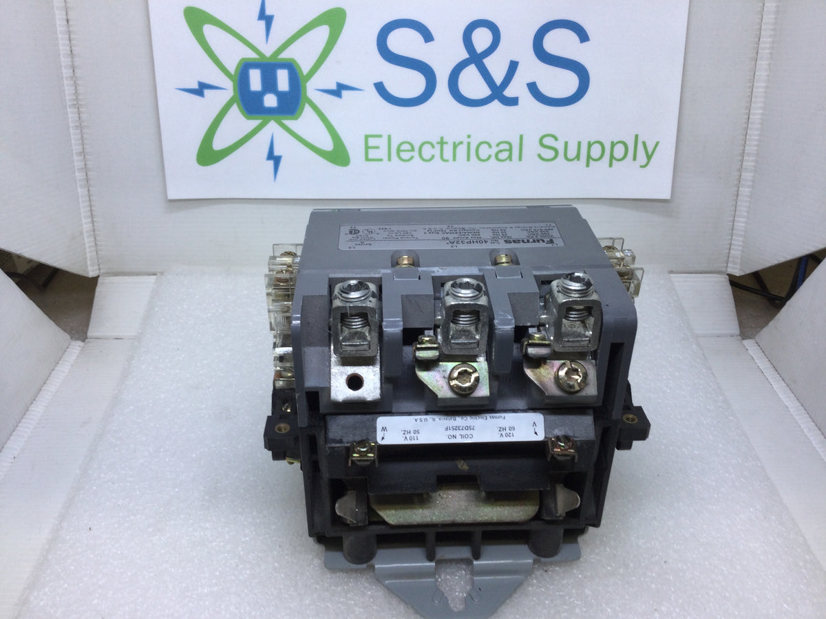 Contacteur De Marche Arrière Furnas 43HP32A*E - 90A Max, 600V Triphasé, Occasion Testé