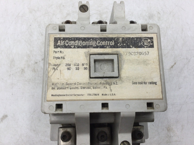 Westinghouse 179C920G57 Air Conditioning Control  550V 90 Amp