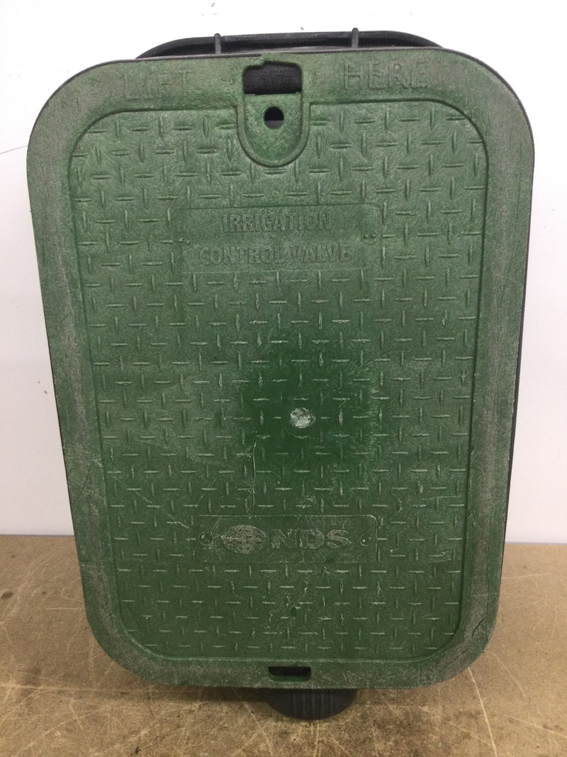 NDS Rectangular Irrigation Control Valve Box/Man Hole 12" HT, 20" Wide, 13" Long