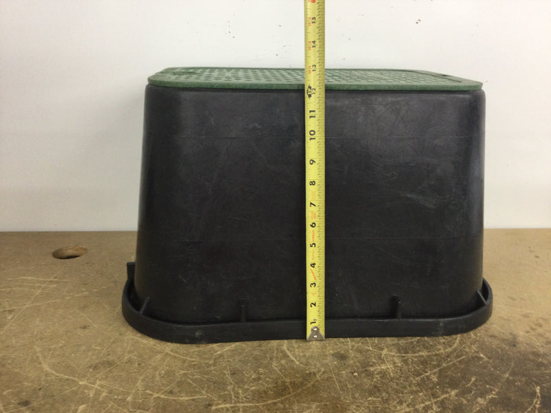 NDS Rectangular Irrigation Control Valve Box/Man Hole 12" HT, 20" Wide, 13" Long
