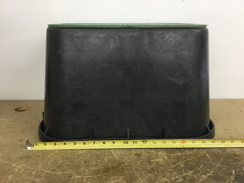 NDS Rectangular Irrigation Control Valve Box/Man Hole 12" HT, 20" Wide, 13" Long