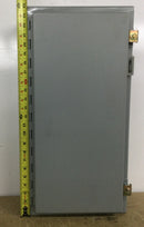 Nvent Hoffman A241206LP Continuous Hinge Enclosure with Clamps LP Type 12, 24x12x6, Gray, Mild Steel