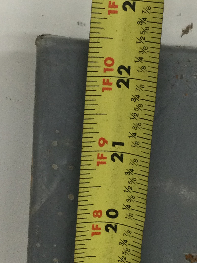 Panelboard Cover/ Hinged Door Only (w/cutout on bottom-see photo) Nema 3R 22 3/8" x 14 1/4"