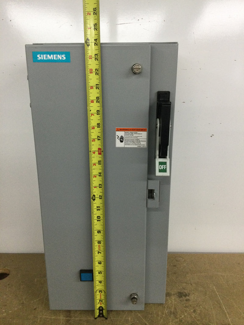Siemens Combo Box Enclosure 17DSE92BF10 With Fused Disconnect Switch - No Starter NEMA 1