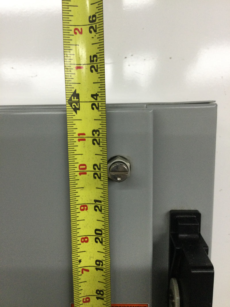 Siemens Combo Box Enclosure 17DSE92BF10 With Fused Disconnect Switch - No Starter NEMA 1