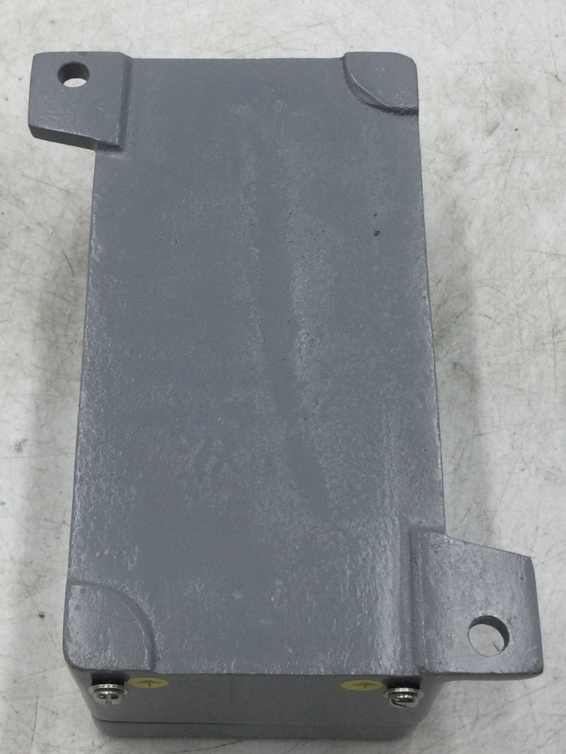 Altech 1-004-NH-12 Enclosure, Cast Aluminum, Gray, no hole, no cable entry hole