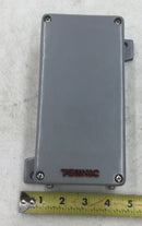 Altech 1-004-NH-12 Enclosure, Cast Aluminum, Gray, no hole, no cable entry hole